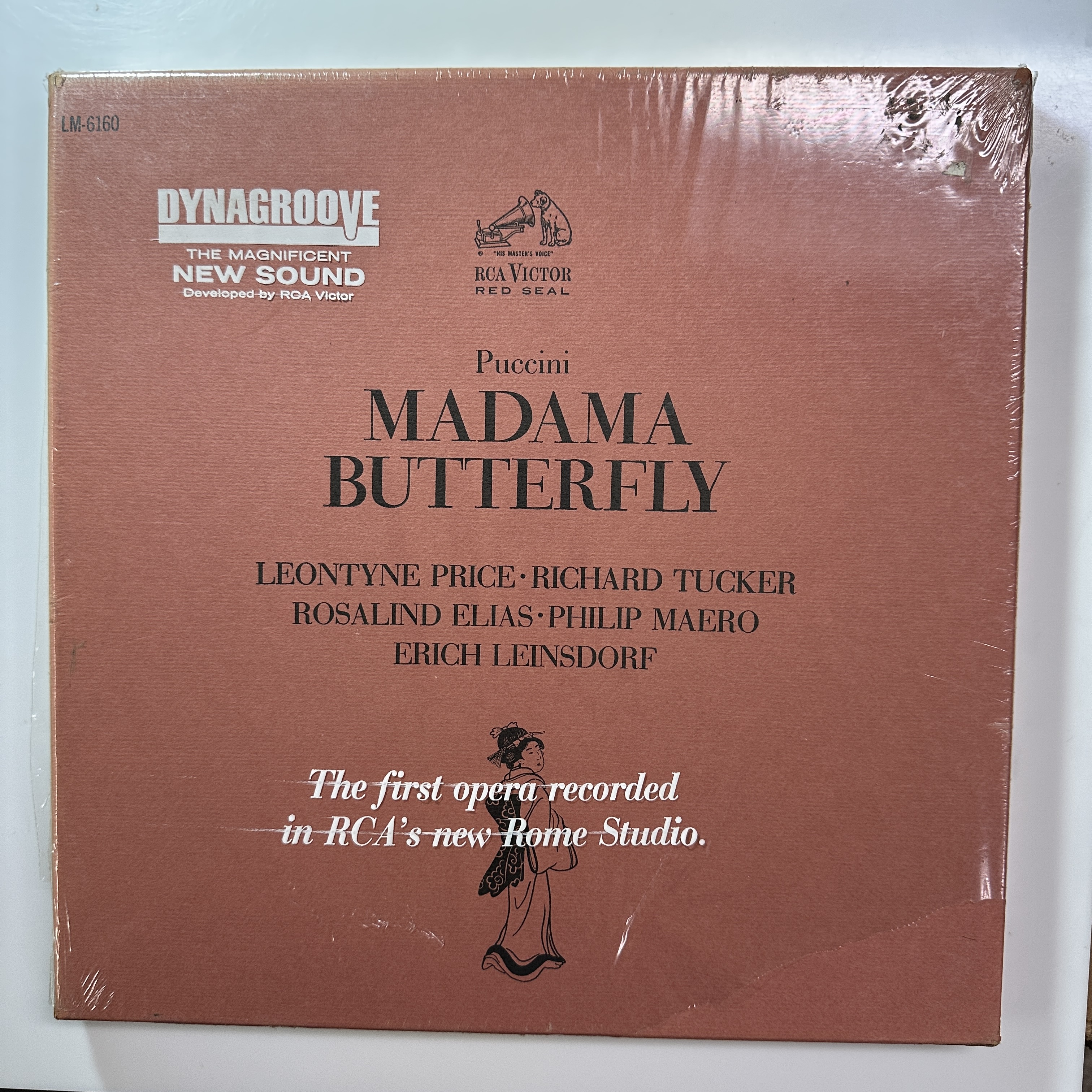 Madama Butterfly Box Set Vinyl Puccini Price RCA Victor Red Seal LM 6160 Sealed