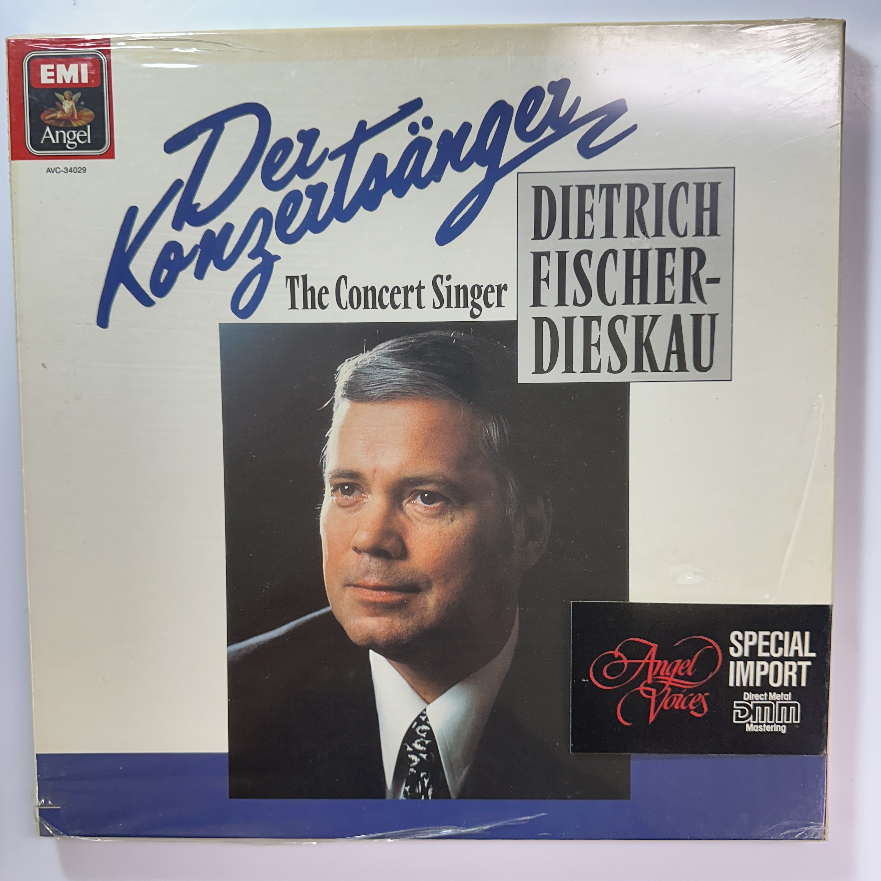 The Concert Singer LP Vinyl Dietrich Fischer Dieskau Angel 29 0435 3 Sealed